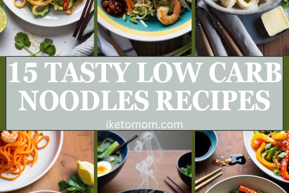 Low Carb Noodles​ Recipes