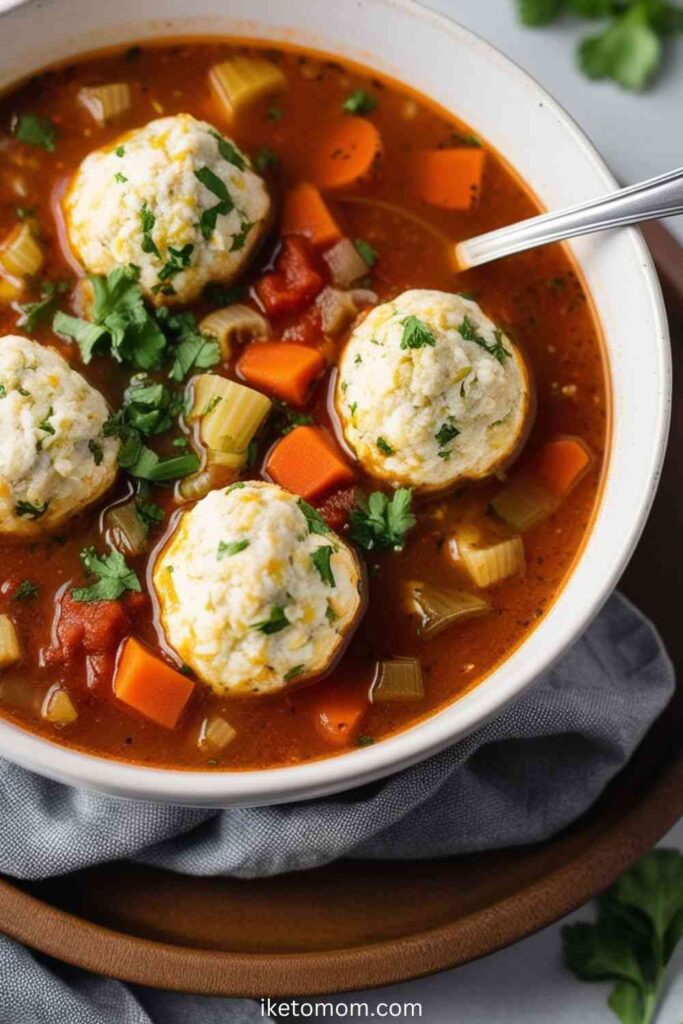 Low-Carb Ricotta Meatball Soup