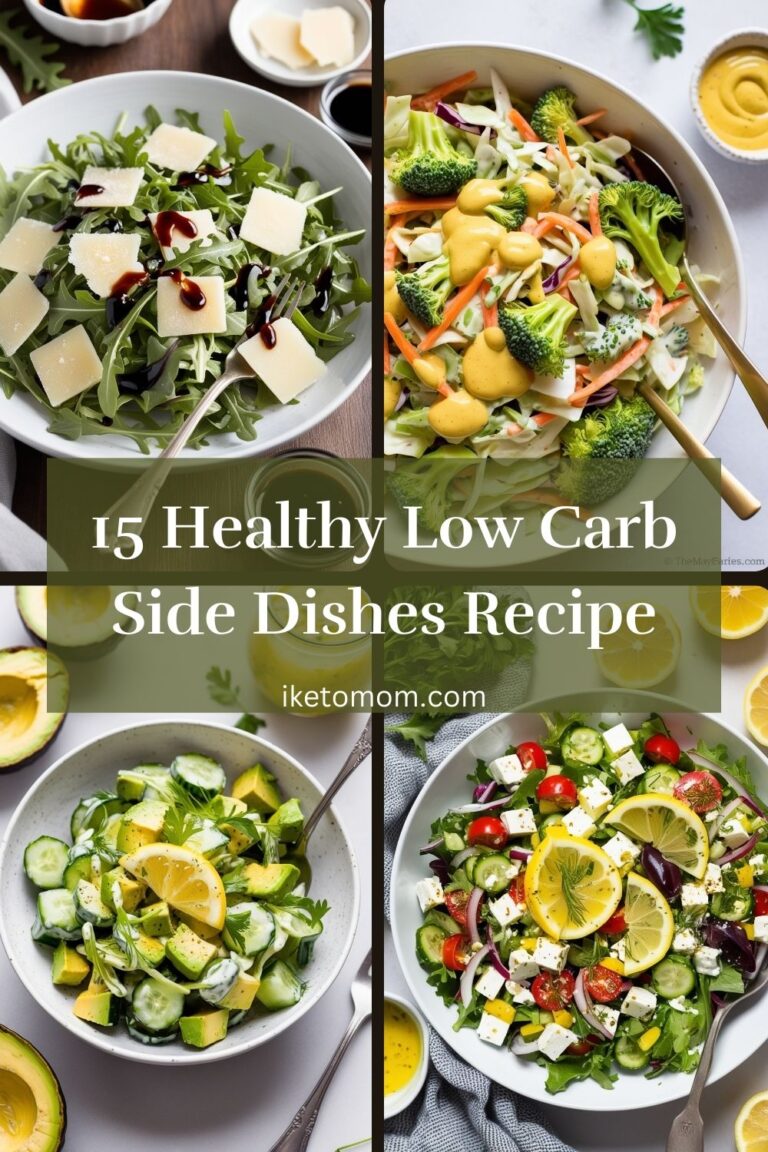 15 Healthy Low Carb Side Dishes Recipe - i Keto Mom [Best and Easy Low ...