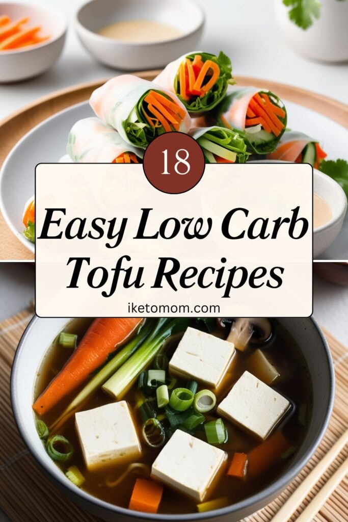 Low Carb Tofu Recipes