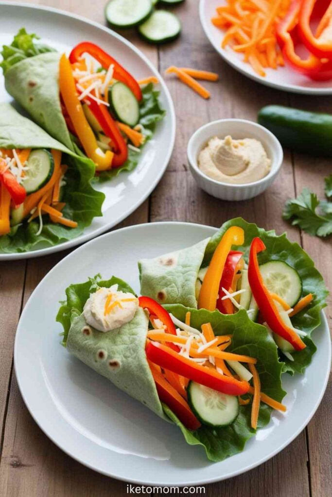 Low-Carb Veggie Wraps