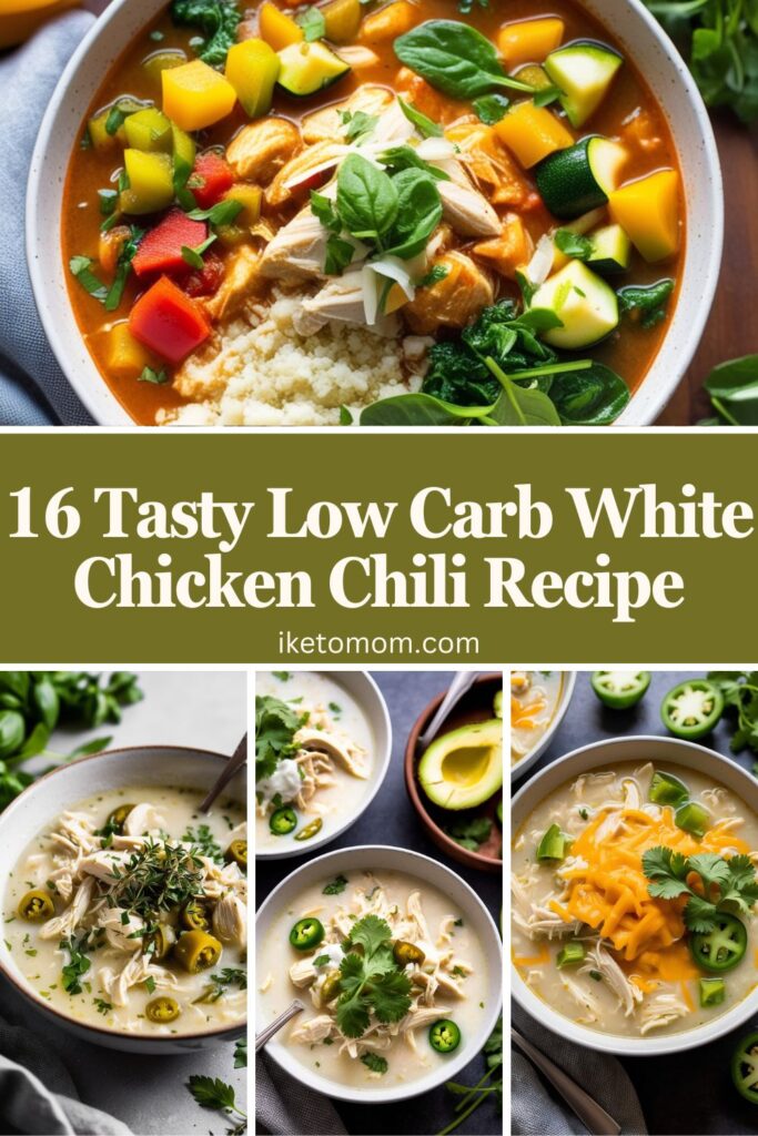 Low Carb White Chicken Chili Recipe