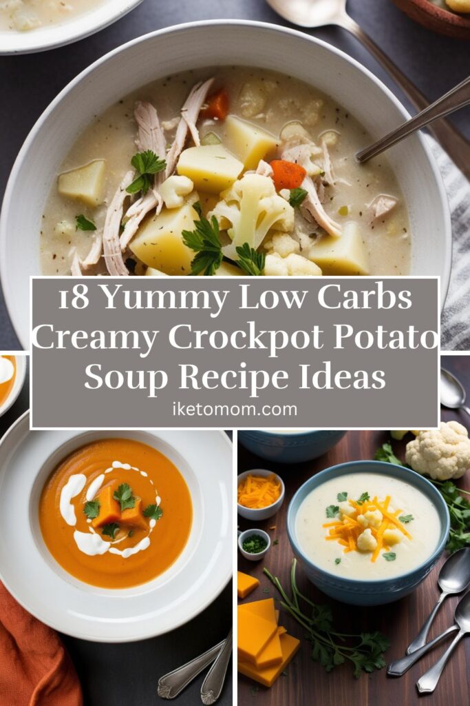 Low Carbs Creamy Crockpot Potato Soup Recipe Ideas