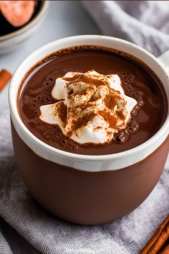 Mexican-Style Low Carb Hot Chocolate