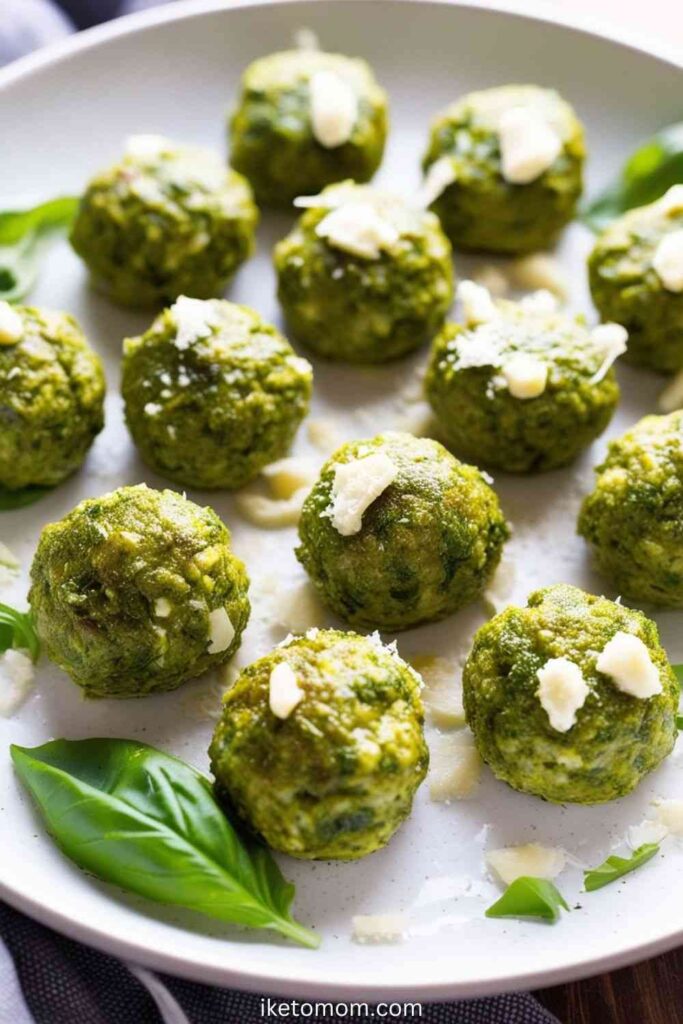 Pesto Ricotta Meatballs