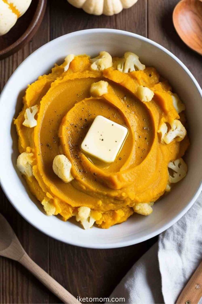 Pumpkin and Cauliflower Mash