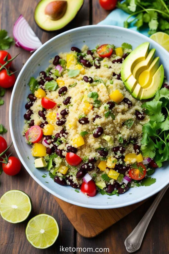 Quinoa and Black Bean Salad