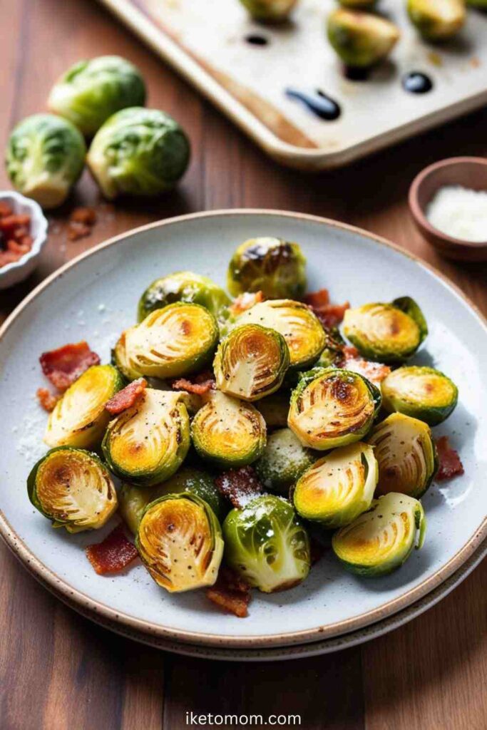 Low Carb Sides Ideas Roasted Brussels Sprouts