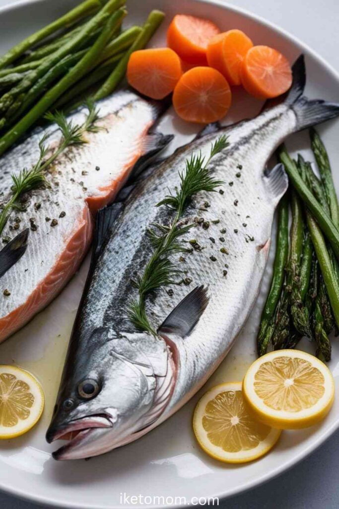 High Protein Low Cholesterol Foods Ideas Salmon (Wild-caught)