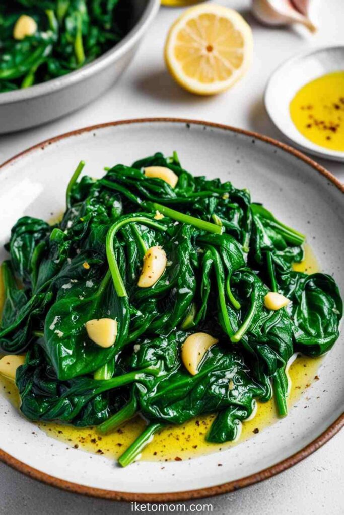 Sautéed Spinach with Garlic