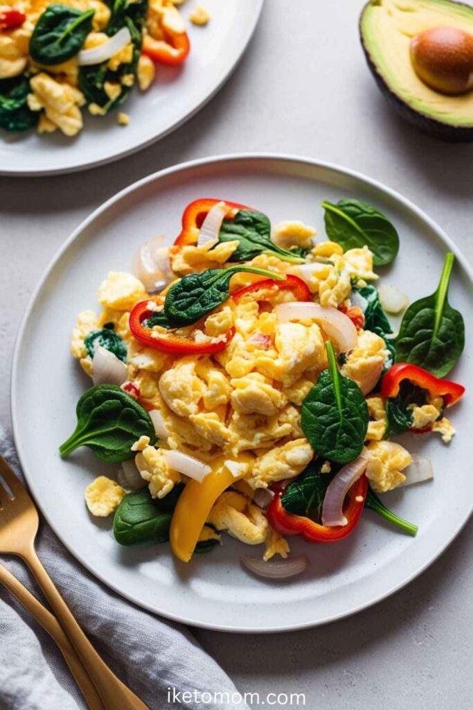 Scrambled Eggs with Veggies