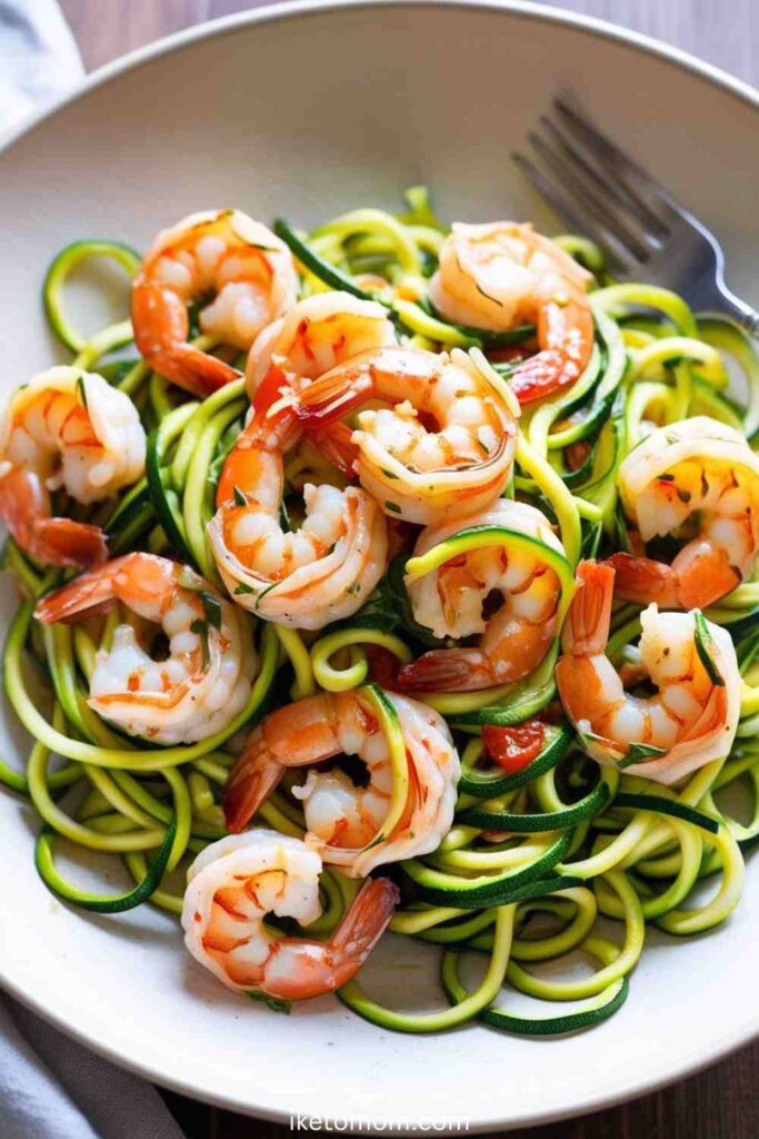 Shrimp and Zucchini Noodles