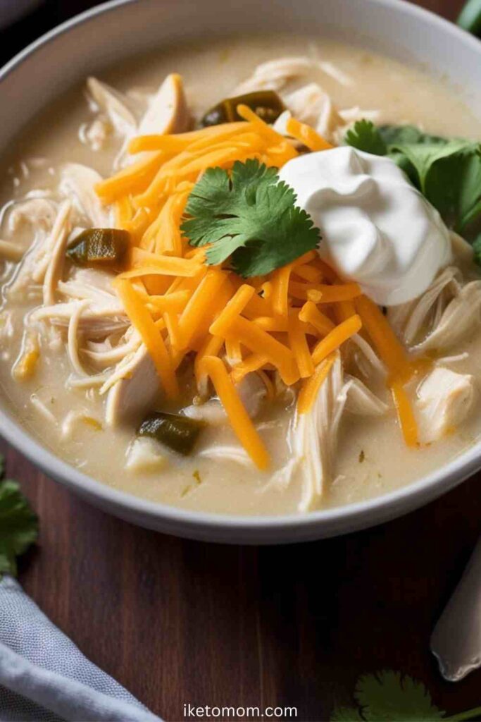 Smoky Chipotle White Chicken Chili