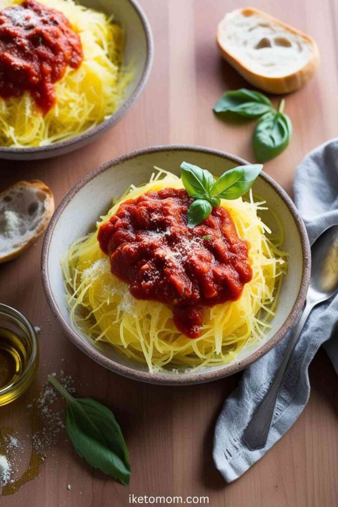 Spaghetti Squash with Marinara Sauce