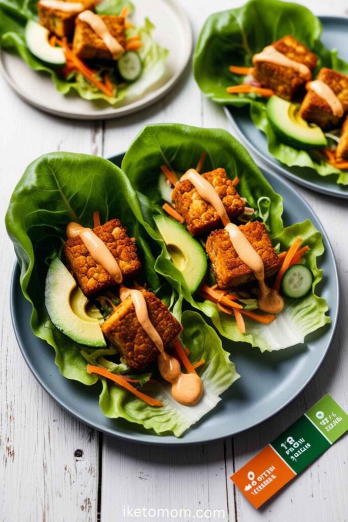 Tempeh Lettuce Wraps