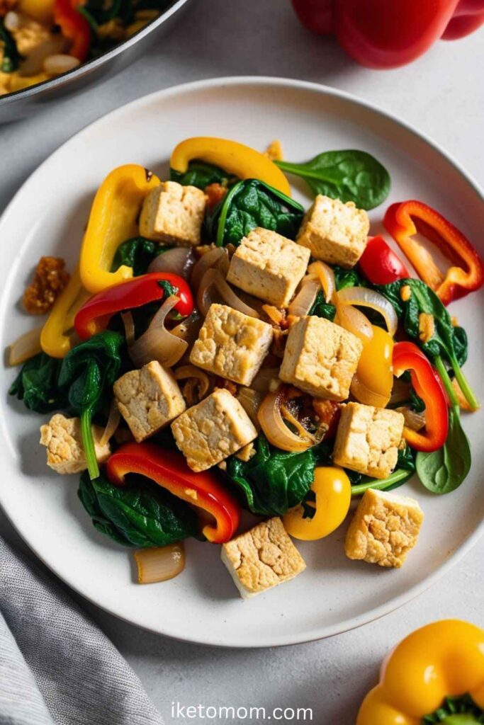 Tofu Scramble with Veggies 