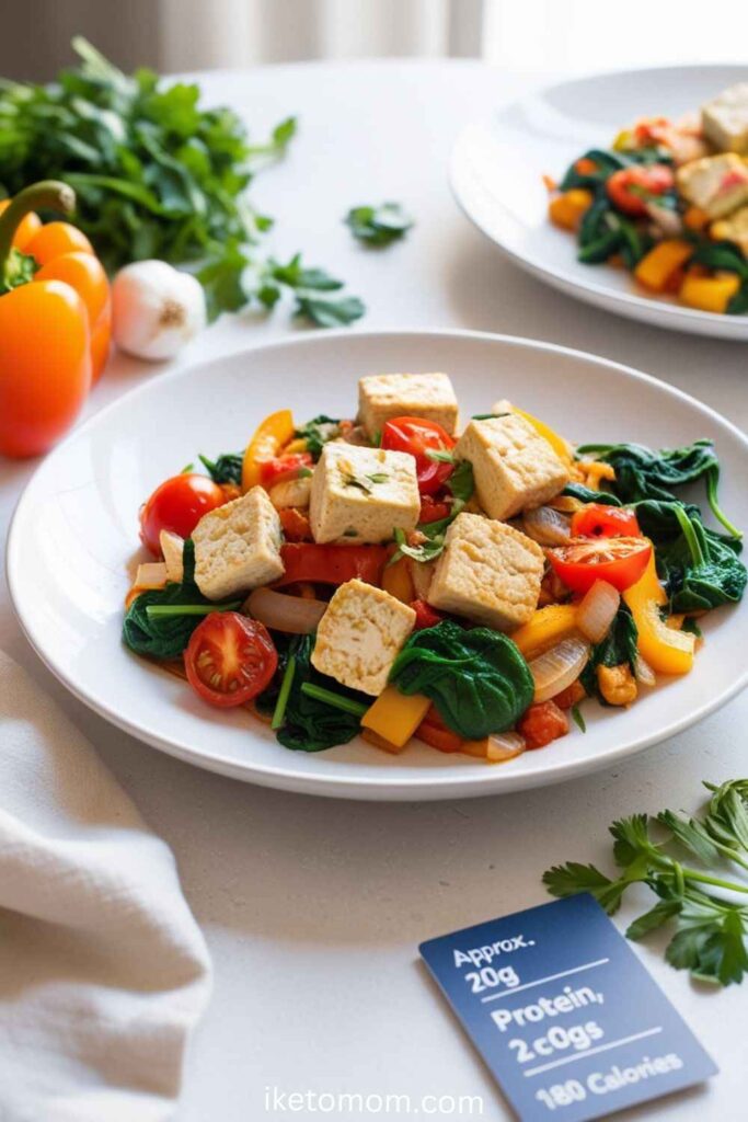 Tofu Scramble with Veggies 