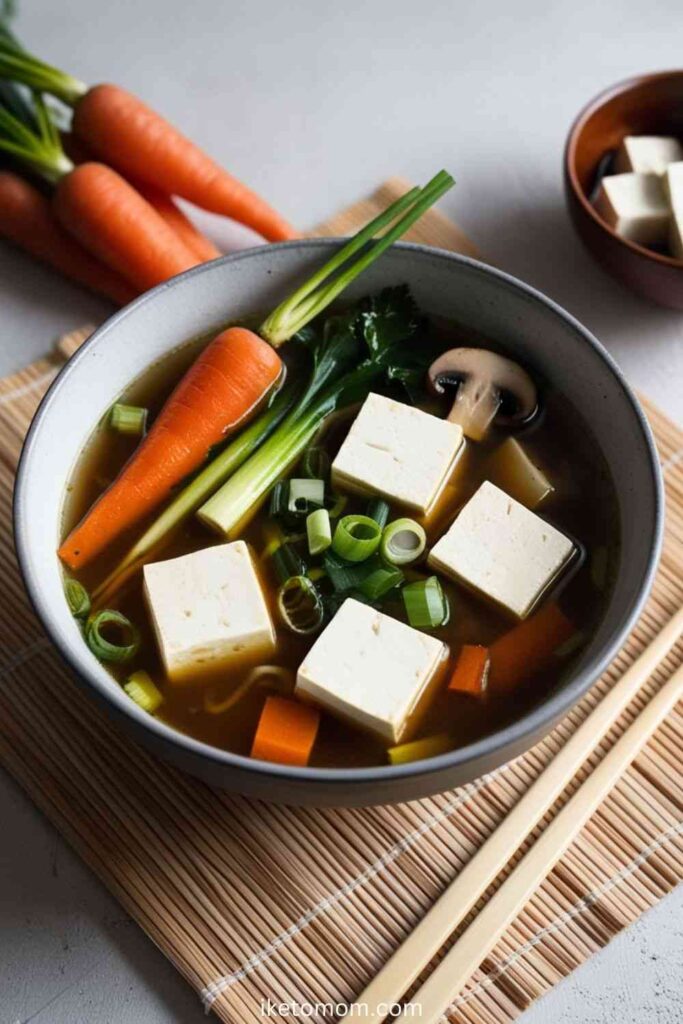 Tofu & Veggie Miso Soup