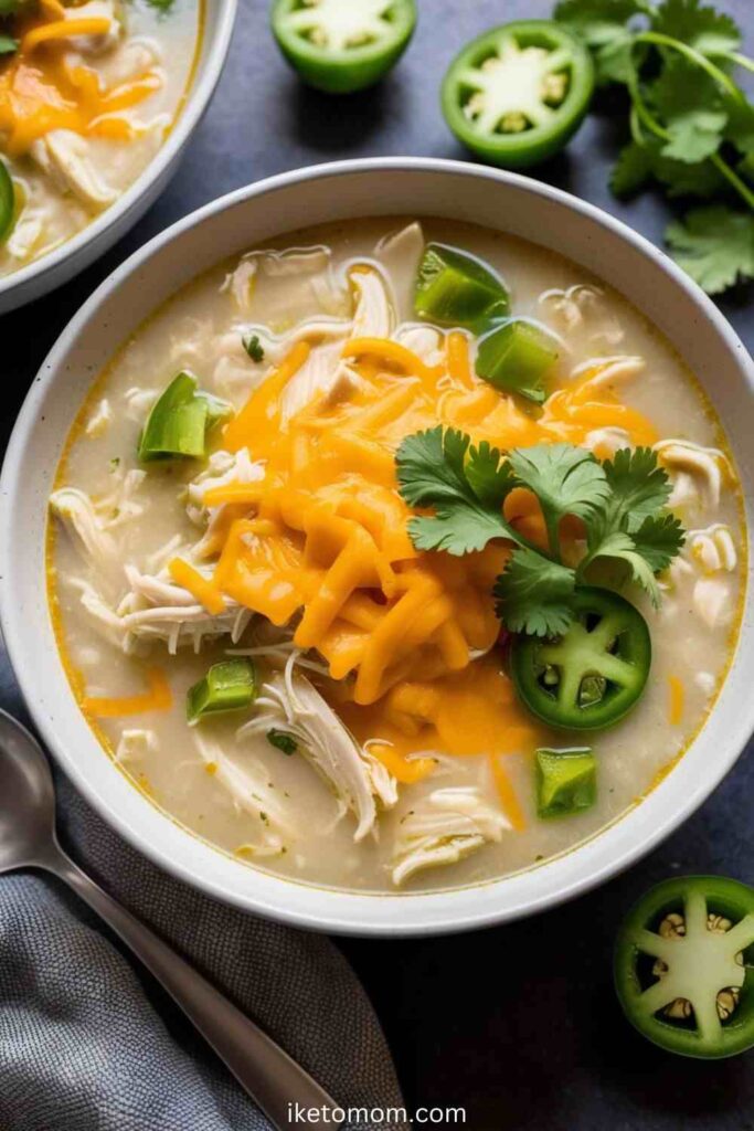 Tomatillo White Chicken Chili