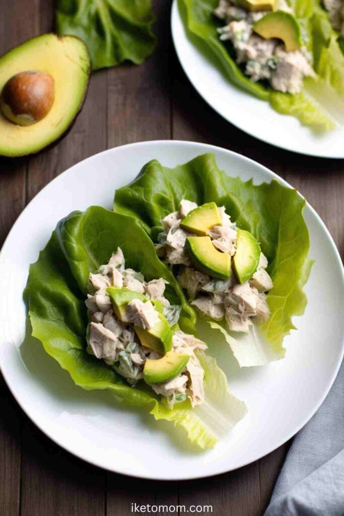 Tuna Salad Lettuce Wraps