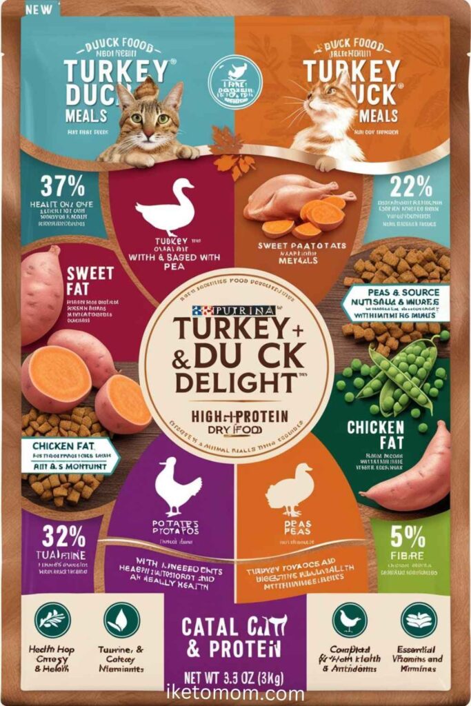 High Protein Dry Cat Food Ideas Turkey & Duck Delight