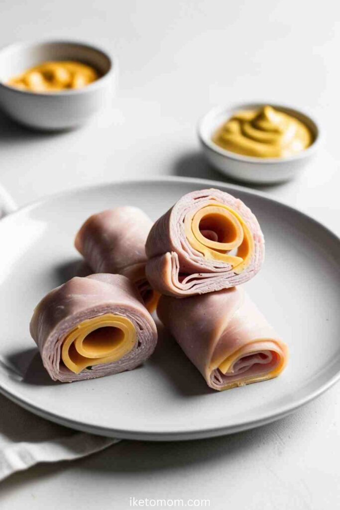 Turkey Roll-Ups with Cheese