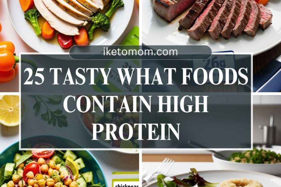 What Foods Contain High Protein