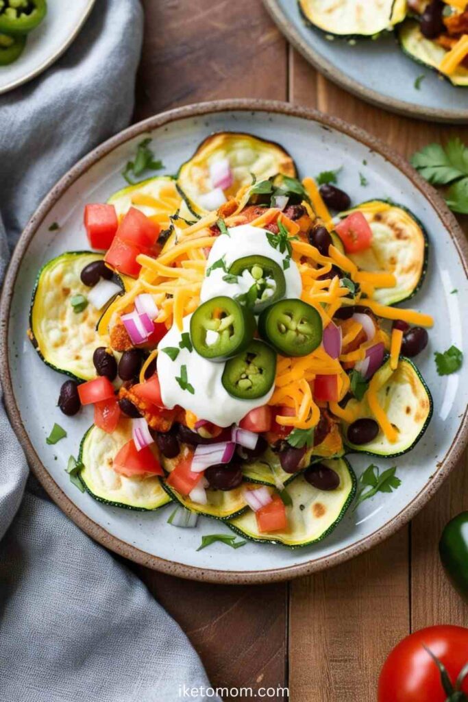 Low Carb Mexican Recipes Zucchini Nachos