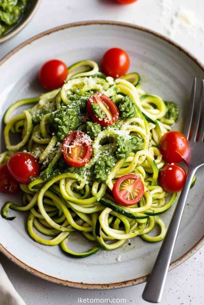 Zucchini Noodles with Pesto