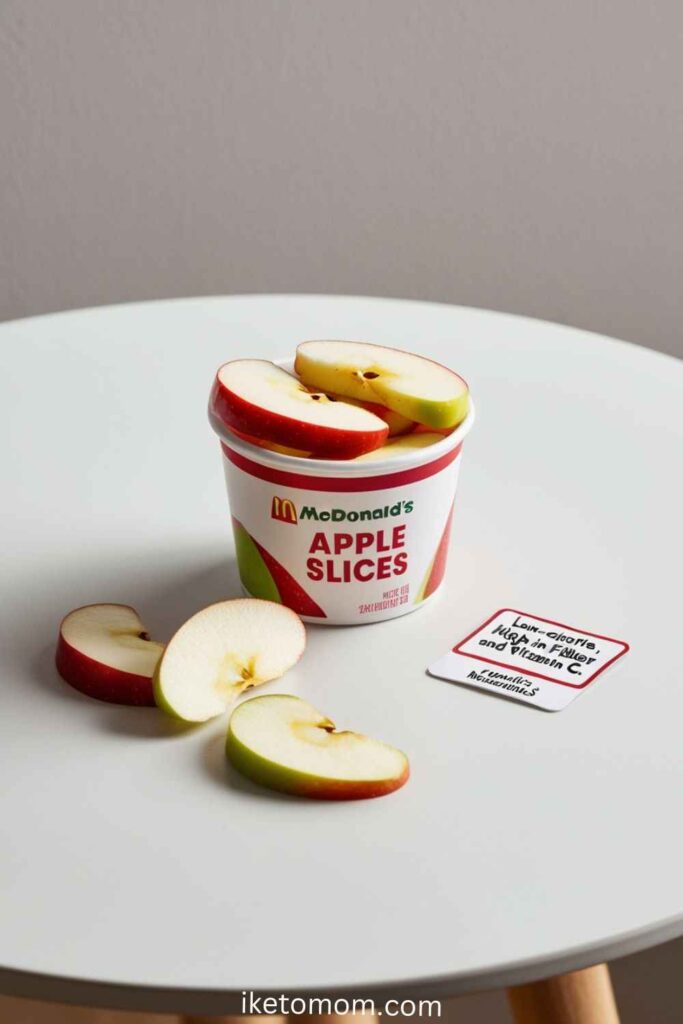 Healthy Choices From Fast Food Ideas Apple Slices from McDonald's