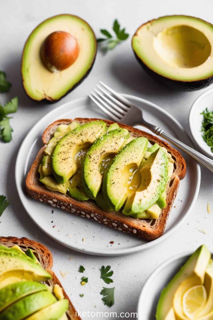 Avocado Toast with Whole-Grain Bread