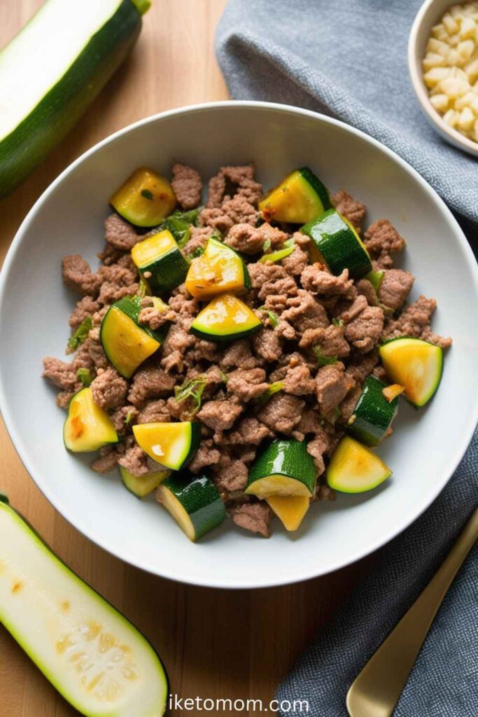 Beef & Zucchini Stir-Fry