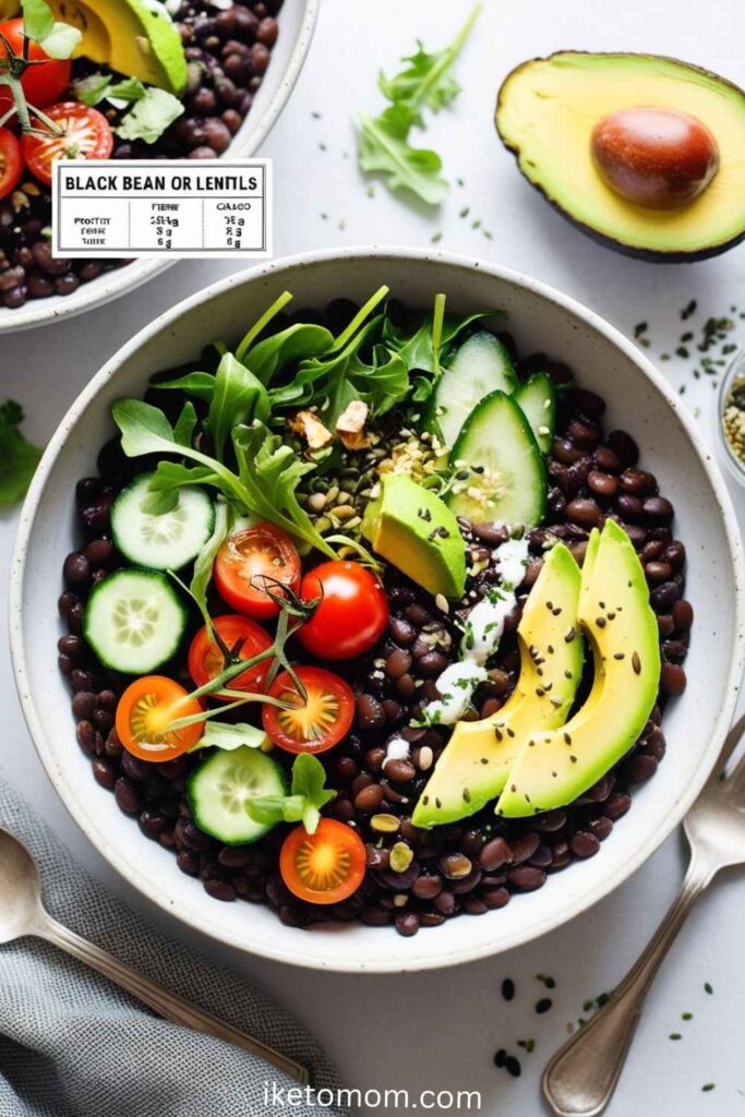 Black Bean or Lentil Bowls