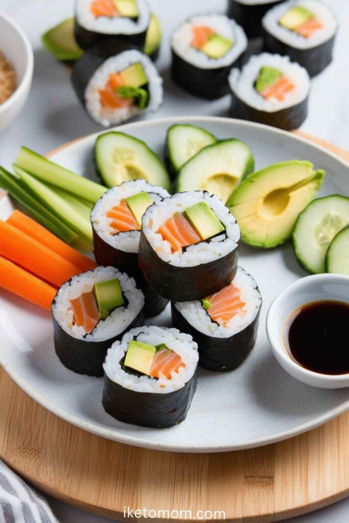  Healthy Fast Food Options Ideas Brown Rice Sushi Rolls