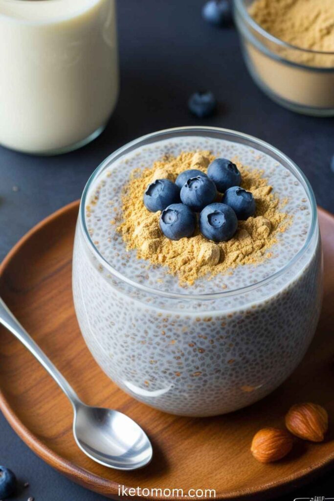 Chia Pudding with Protein Powder 