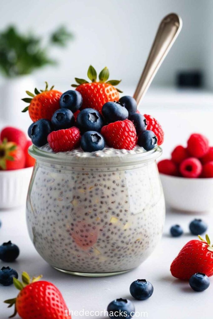 Chia Seed Pudding with Berries