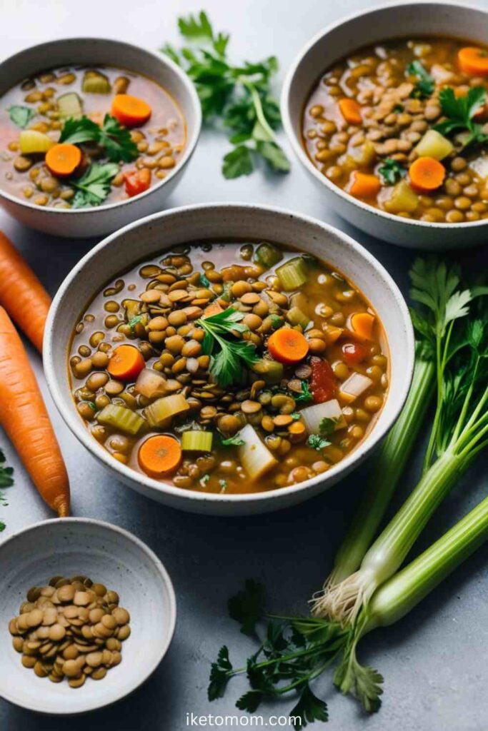 Vegan Soup Recipes Ideas Classic Lentil and Vegetable Soup