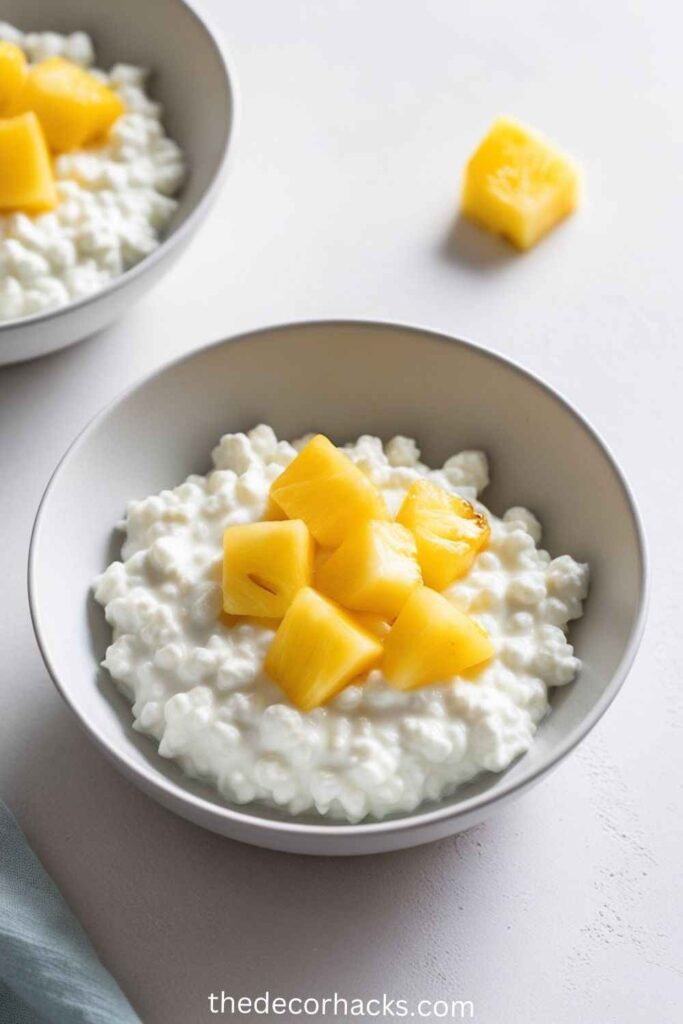 Cottage Cheese with Pineapple