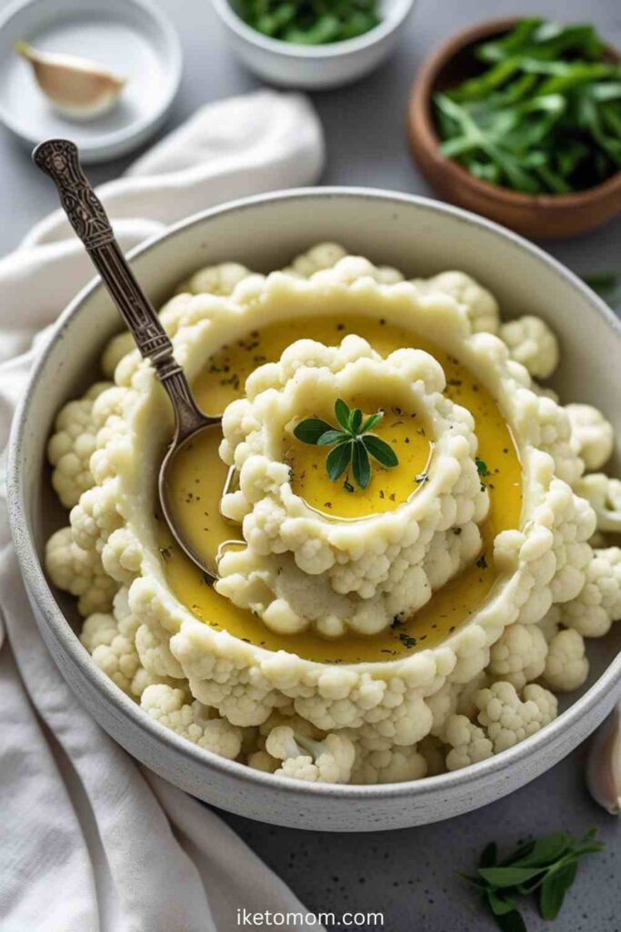 Garlic Mashed Cauliflower