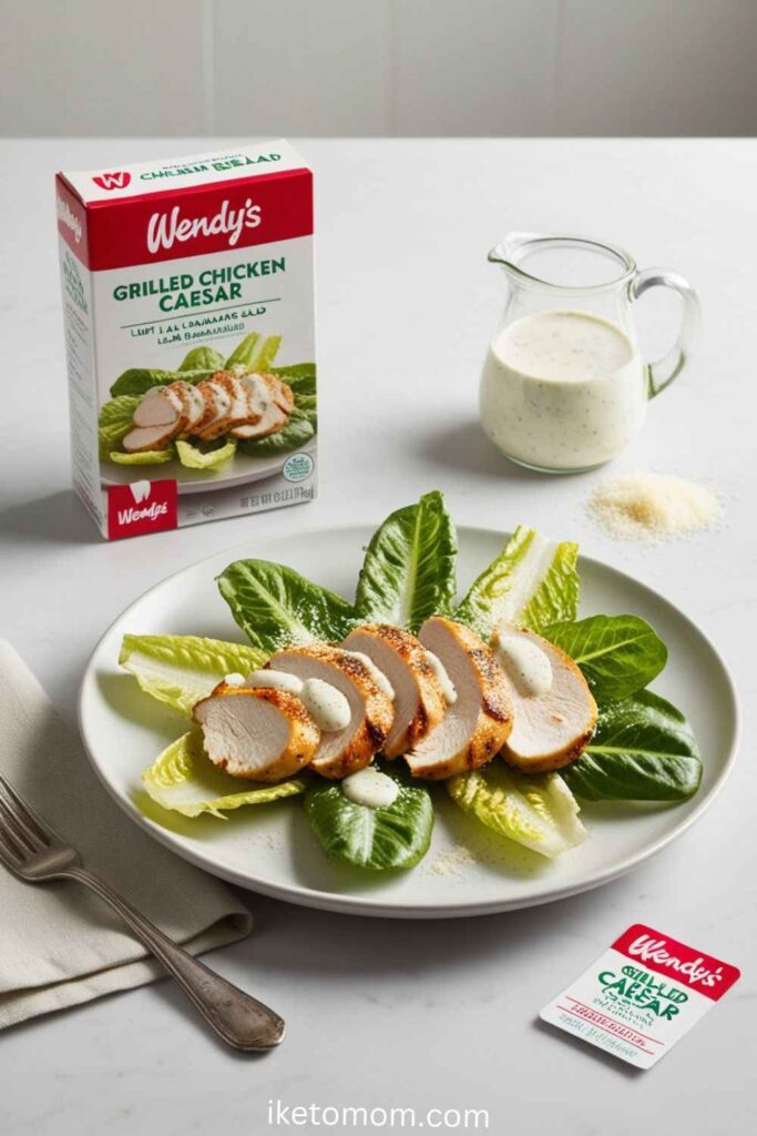 Grilled Chicken Caesar Salad from Wendy's