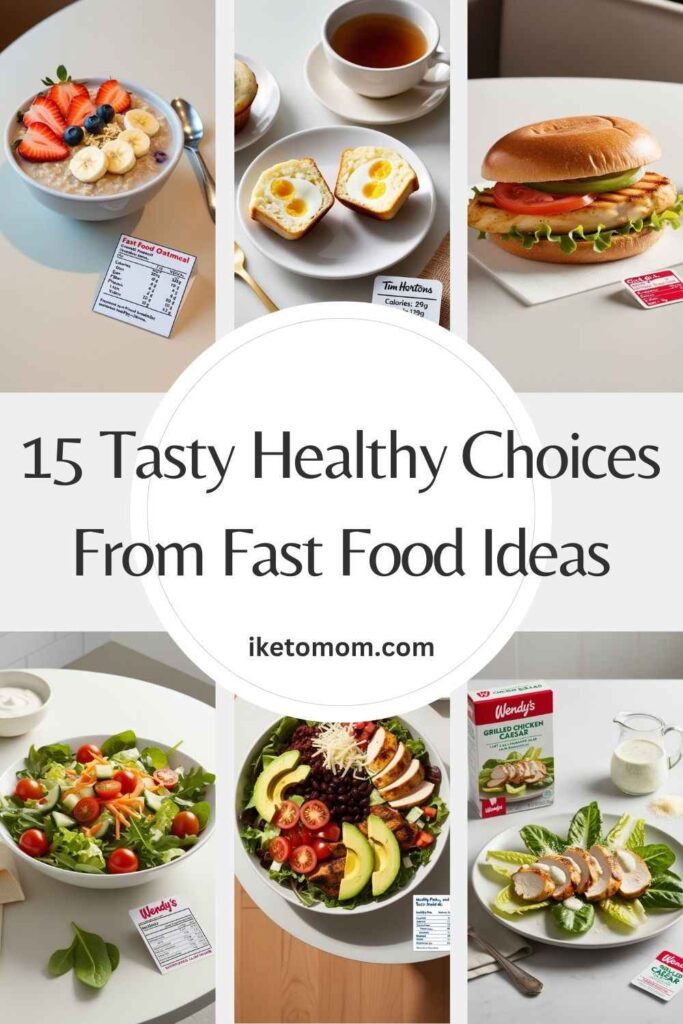 Healthy Choices From Fast Food Ideas