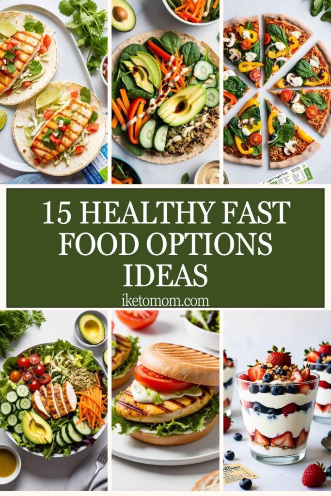 Healthy Fast Food Options Ideas