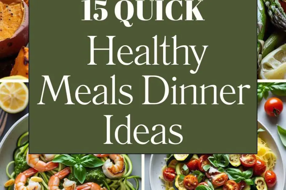 Healthy Meals Dinner Ideas