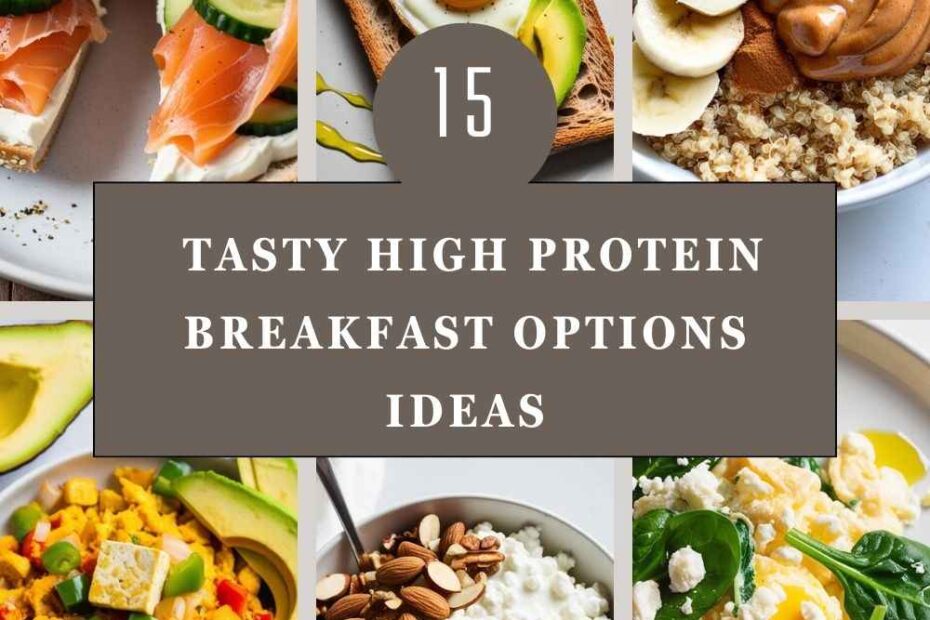 High Protein Breakfast Options Ideas