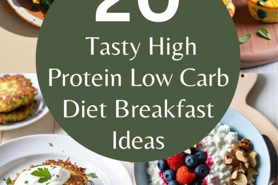 High Protein Low Carb Diet Breakfast Ideas