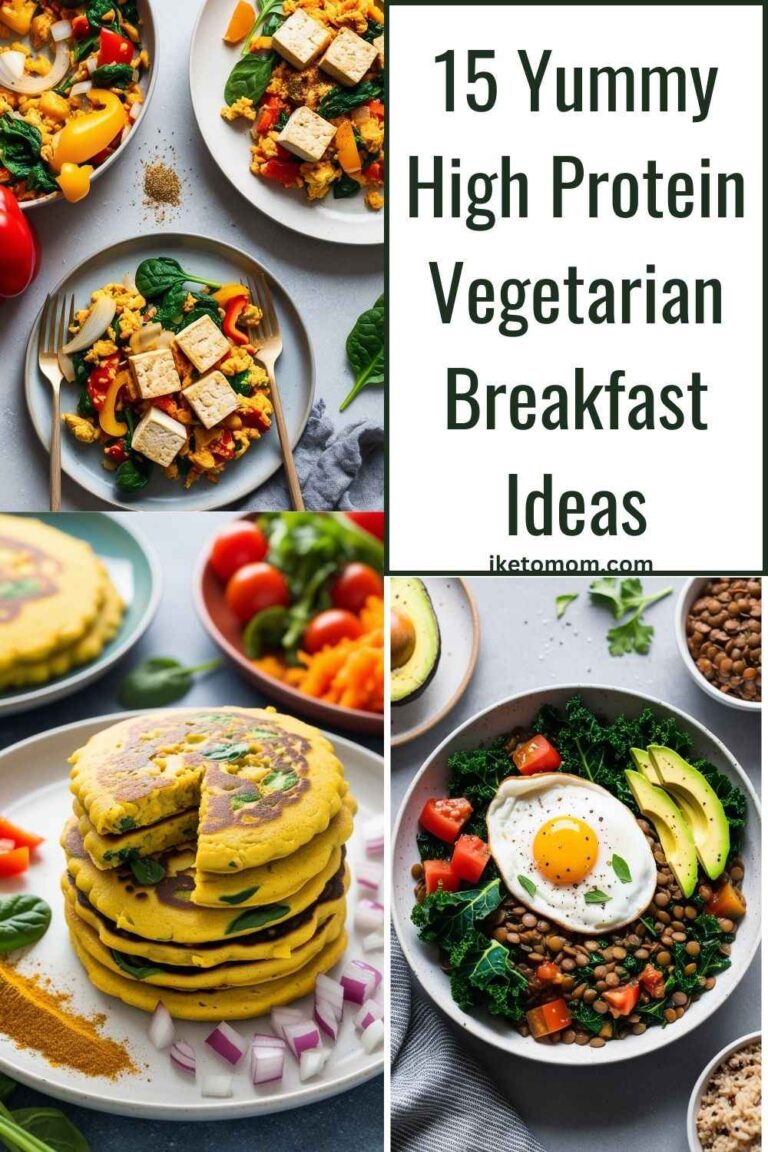 15 Yummy High Protein Vegetarian Breakfast Ideas - i Keto Mom [Best and ...