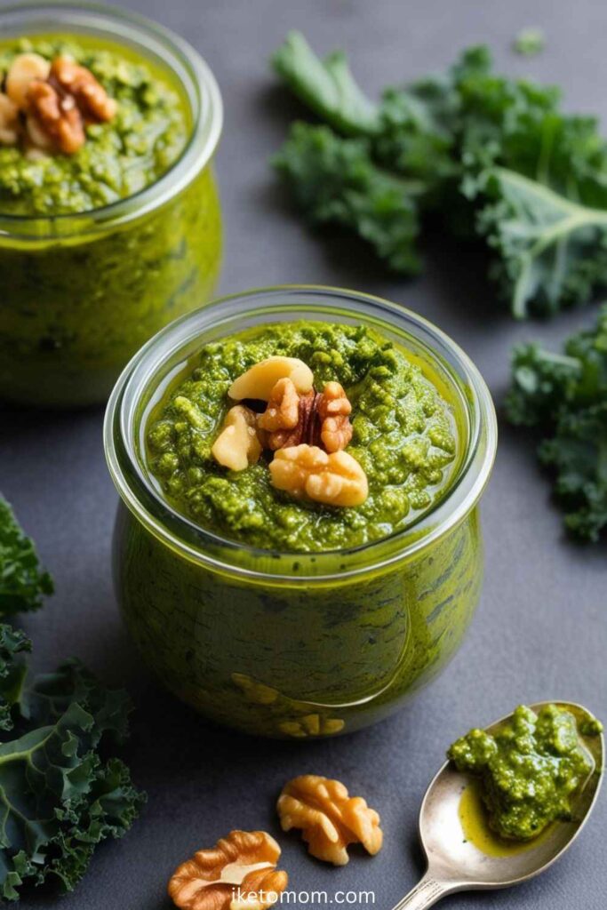 Vegan Pesto Recipe Ideas Kale and Walnut Pesto