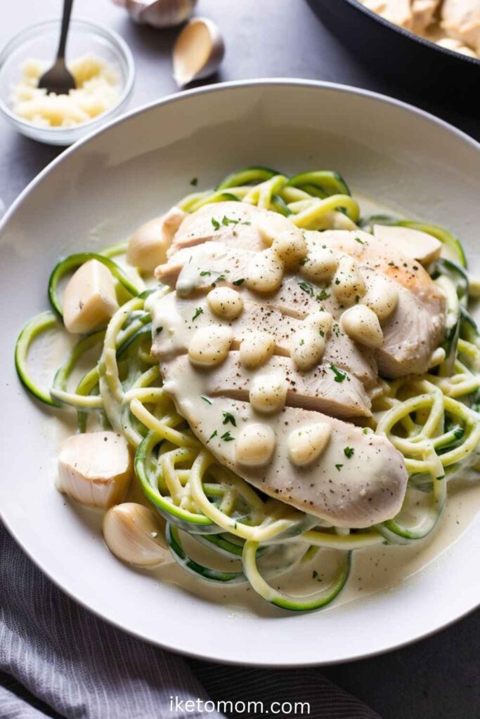 Keto Chicken Alfredo