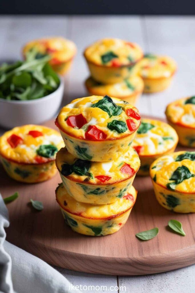 Keto Egg Muffins with Veggies