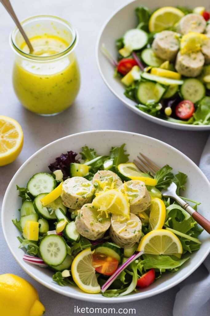 Krto Salad with Lemon Vinaigrette